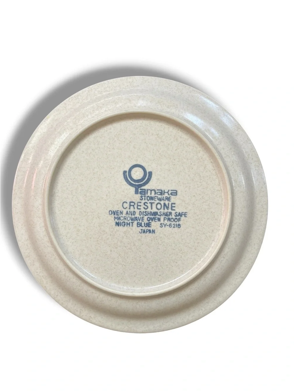 Yamaka-Crestone salad plates, night blue SY-6318, stoneware, 1970’s